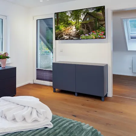 Waldklang Refugium Schwarzwald - Eingezäunt - Sauna Geplant - Tischkicker - Billard Ferienhaus Alpirsbach