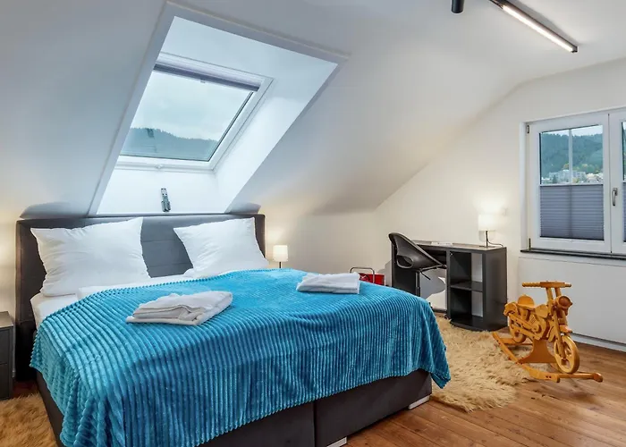 Waldklang Refugium Schwarzwald - Eingezaeunt - Aussen-sauna - Tischkicker - Billard Nyaraló *