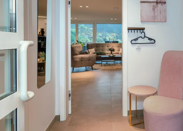 Waldklang Refugium Schwarzwald - Eingezaeunt - Aussen-sauna - Tischkicker - Billard Nyaraló Alpirsbach