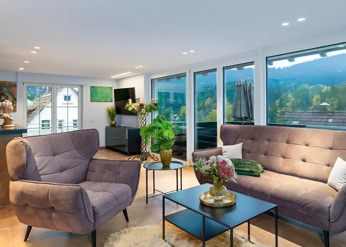 Nyaraló Waldklang Refugium Schwarzwald - Eingezaeunt - Aussen-sauna - Tischkicker - Billard Alpirsbach